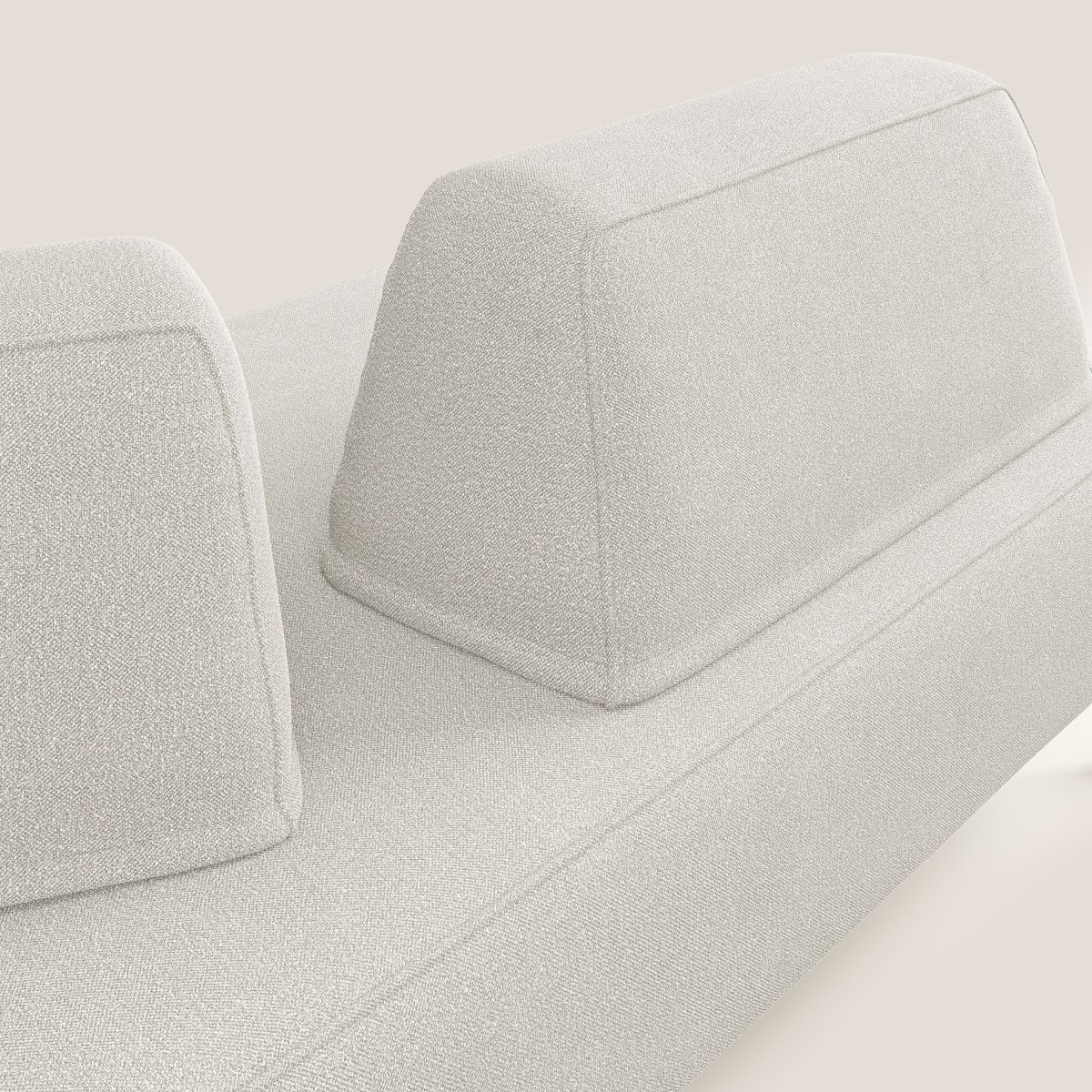 Newton modulares Sofa mit beweglichen Rückenlehnen T07 weiß – Bild 7