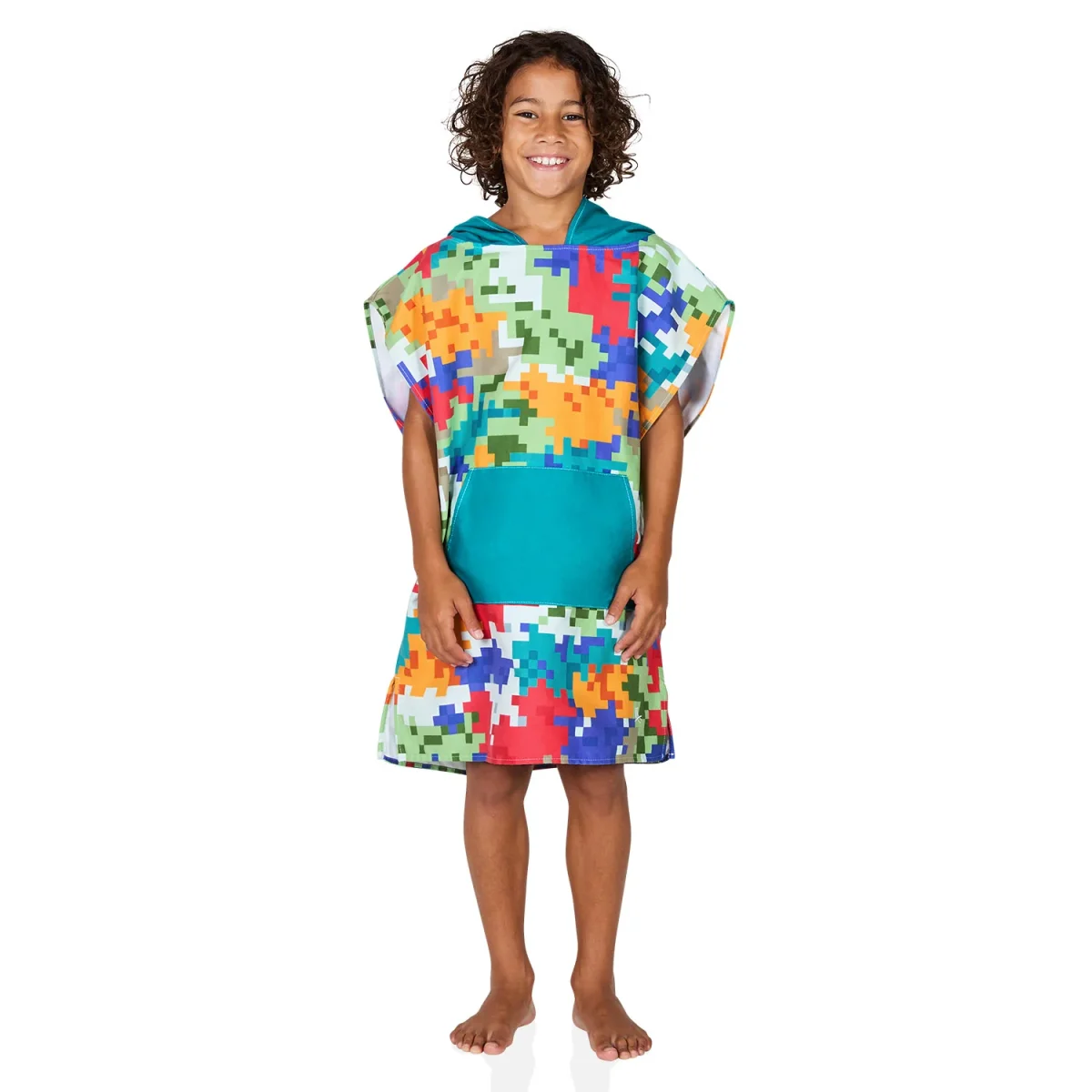 Dock & Bay Poncho - Kinder - Camo Cubes – Bild 8