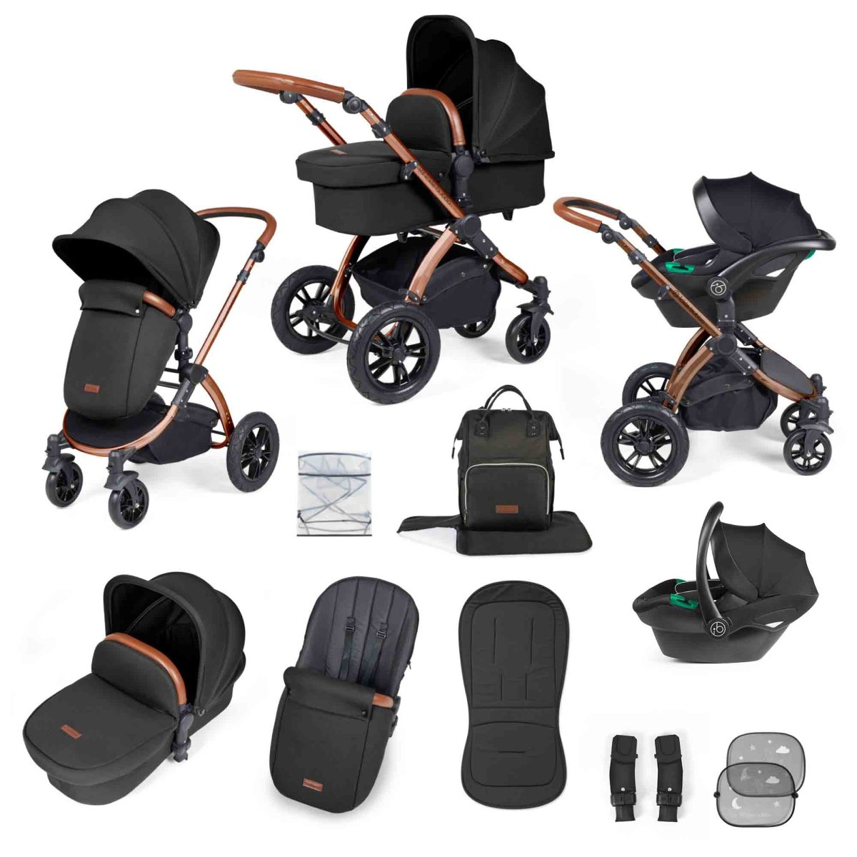 Stomp Luxe 3-in-1 i-Size Reisesystem mit Stratus Autositz – Bild 4