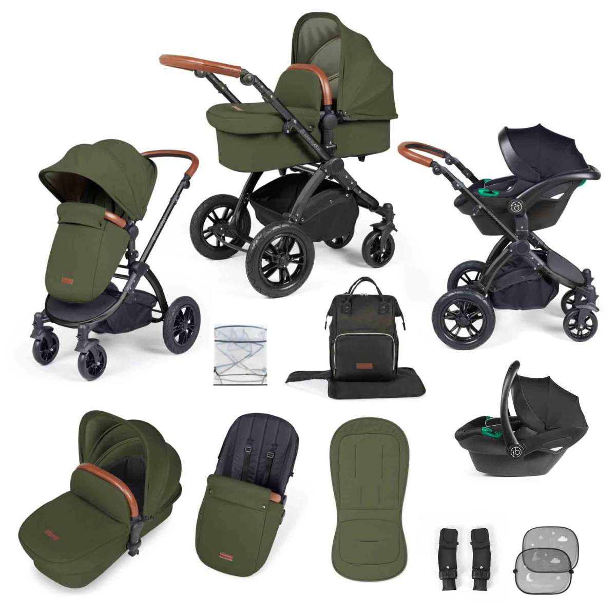 Stomp Luxe 3-in-1 i-Size Reisesystem mit Stratus Autositz – Bild 6