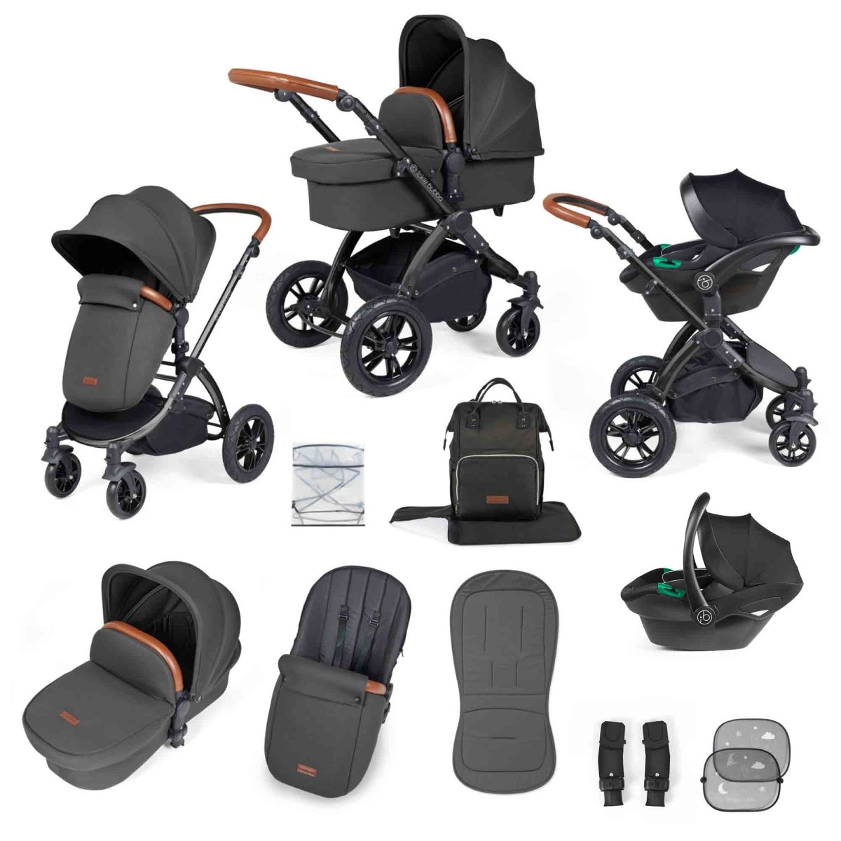 Stomp Luxe 3-in-1 i-Size Reisesystem mit Stratus Autositz – Bild 8