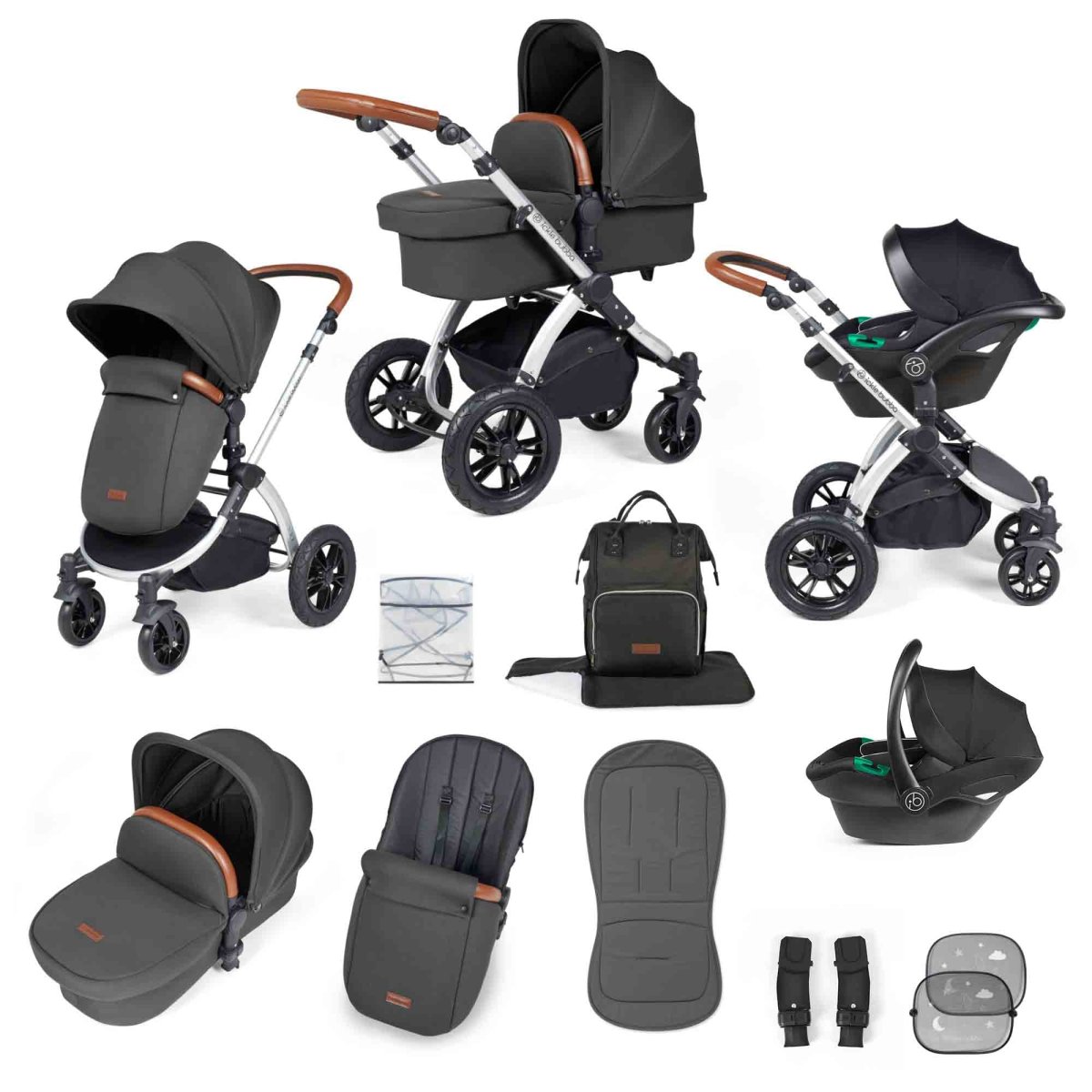 Stomp Luxe 3-in-1 i-Size Reisesystem mit Stratus Autositz – Bild 9