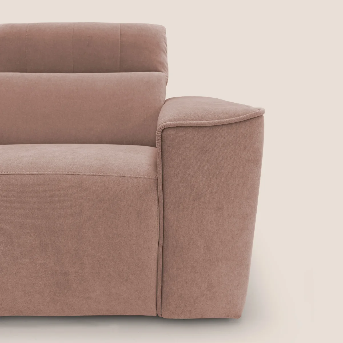 Clark Modulsofa mit elektrischer Relaxoption aus wasserfestem, abwaschbarem Stoff T17 rosa – Bild 5