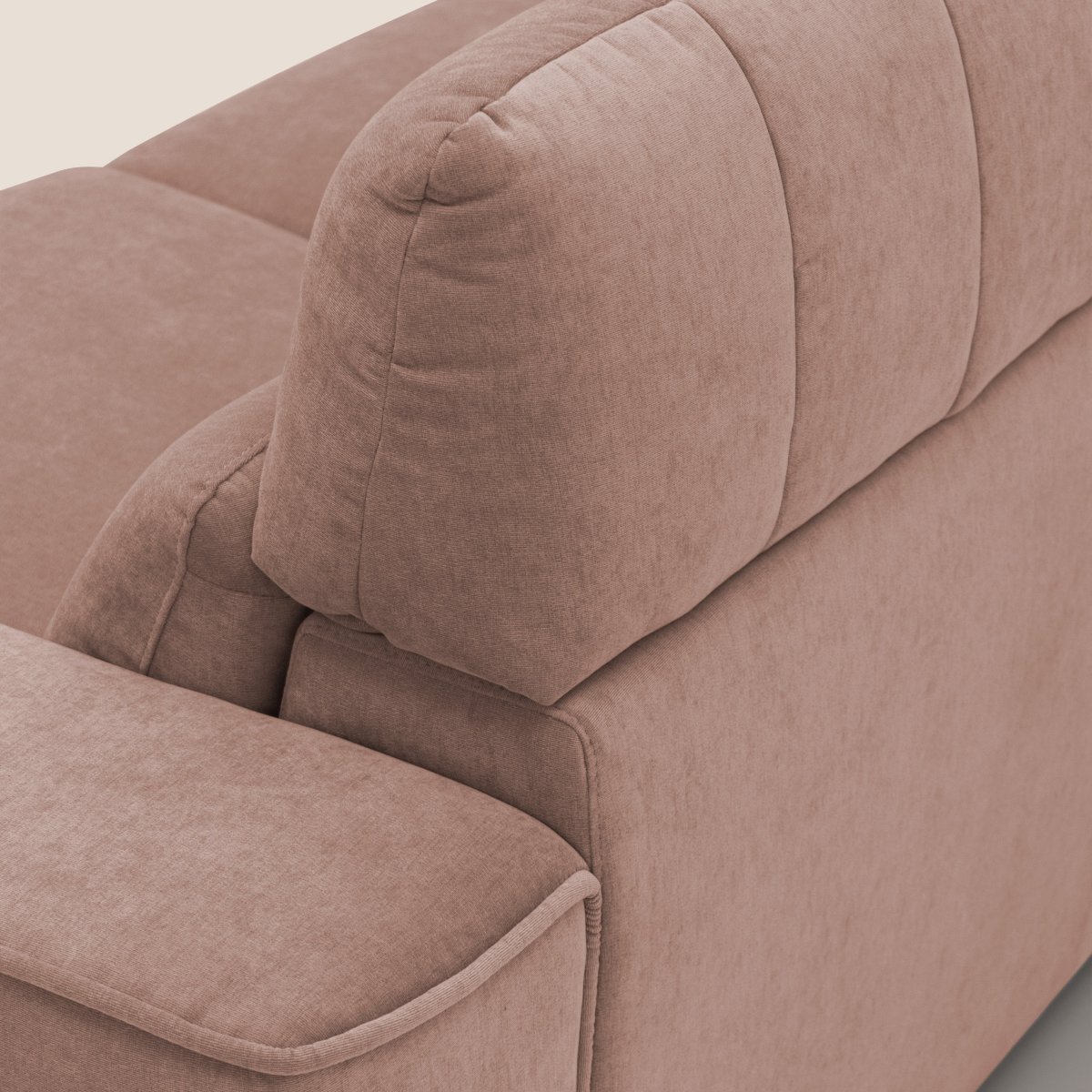 Clark modulares Ecksofa mit elektrischer Relaxoption aus wasserfestem, abwaschbarem Stoff T17 rosa – Bild 9
