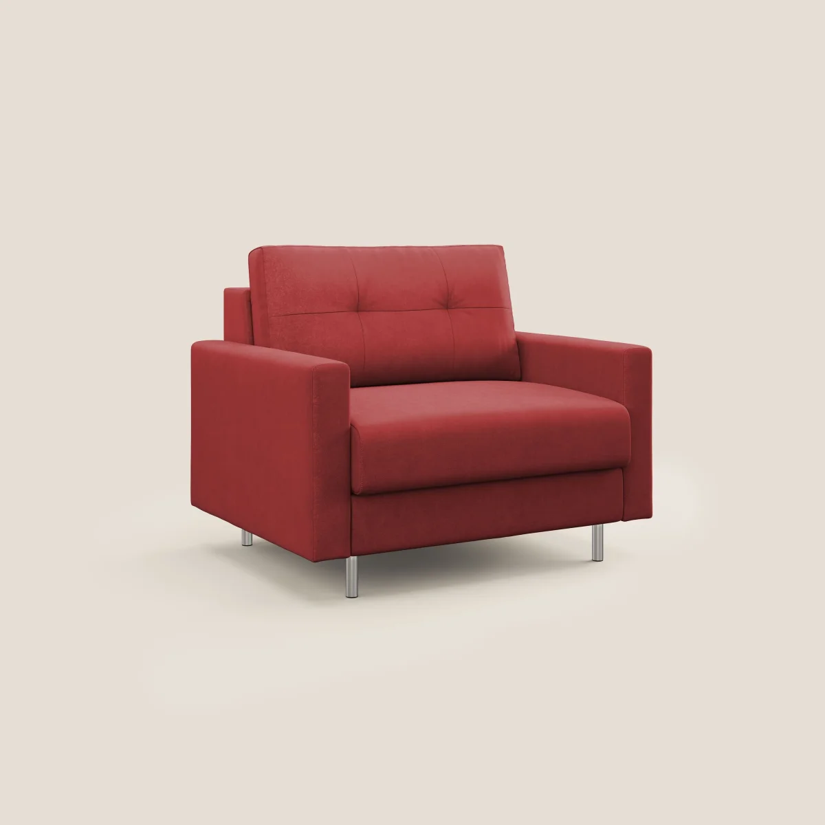 Megan schlafsessel aus abwaschbarer MIkrofaser T11 rot – Bild 5