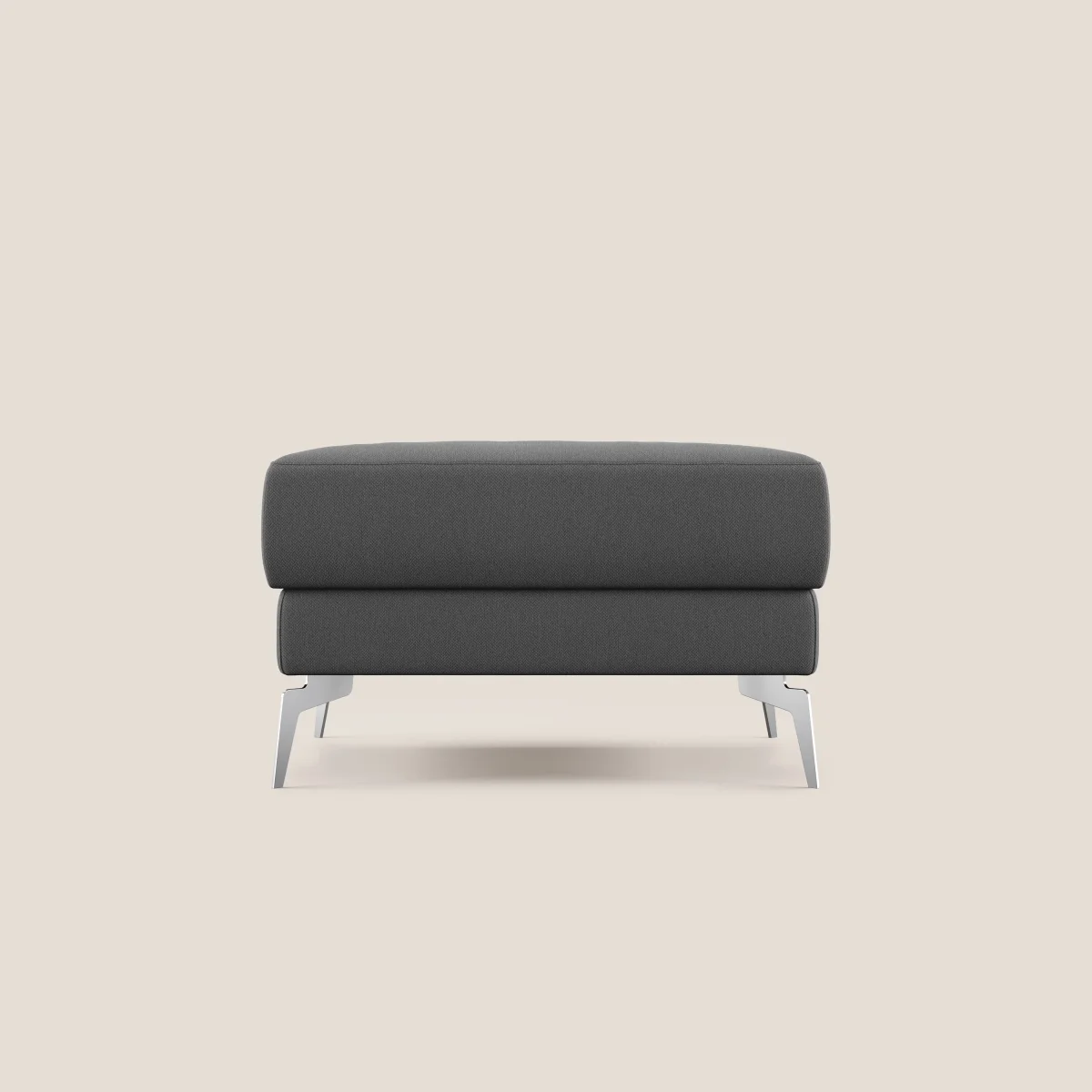 Star Hocker mit hohen Füßen aus abwaschbarem Stoff T05 anthrazit – Bild 2
