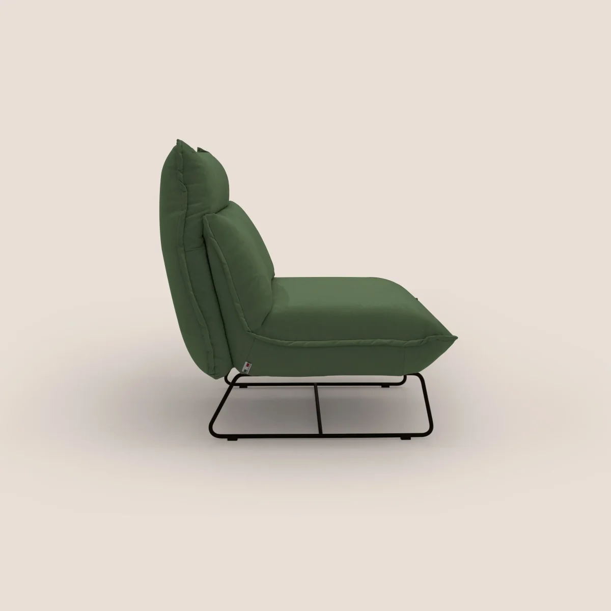 Tessa moderner Design-Sessel aus weicher, abwaschbarer Mikrofaser T11 grün – Bild 8