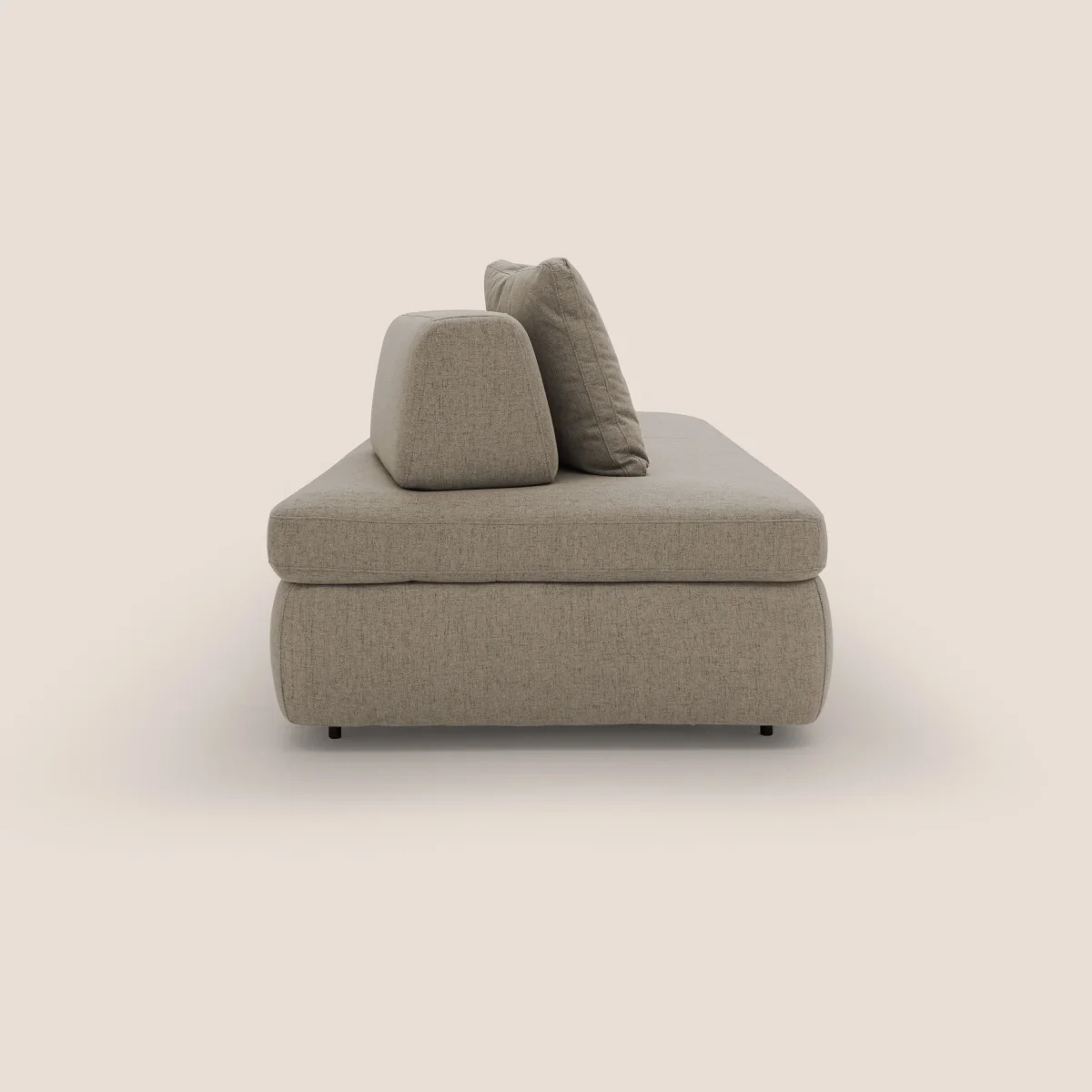 GRANSASSO Schlafsofa mit innovativem DESIGN aus wasserfestem Stoff T03 braun – Bild 6
