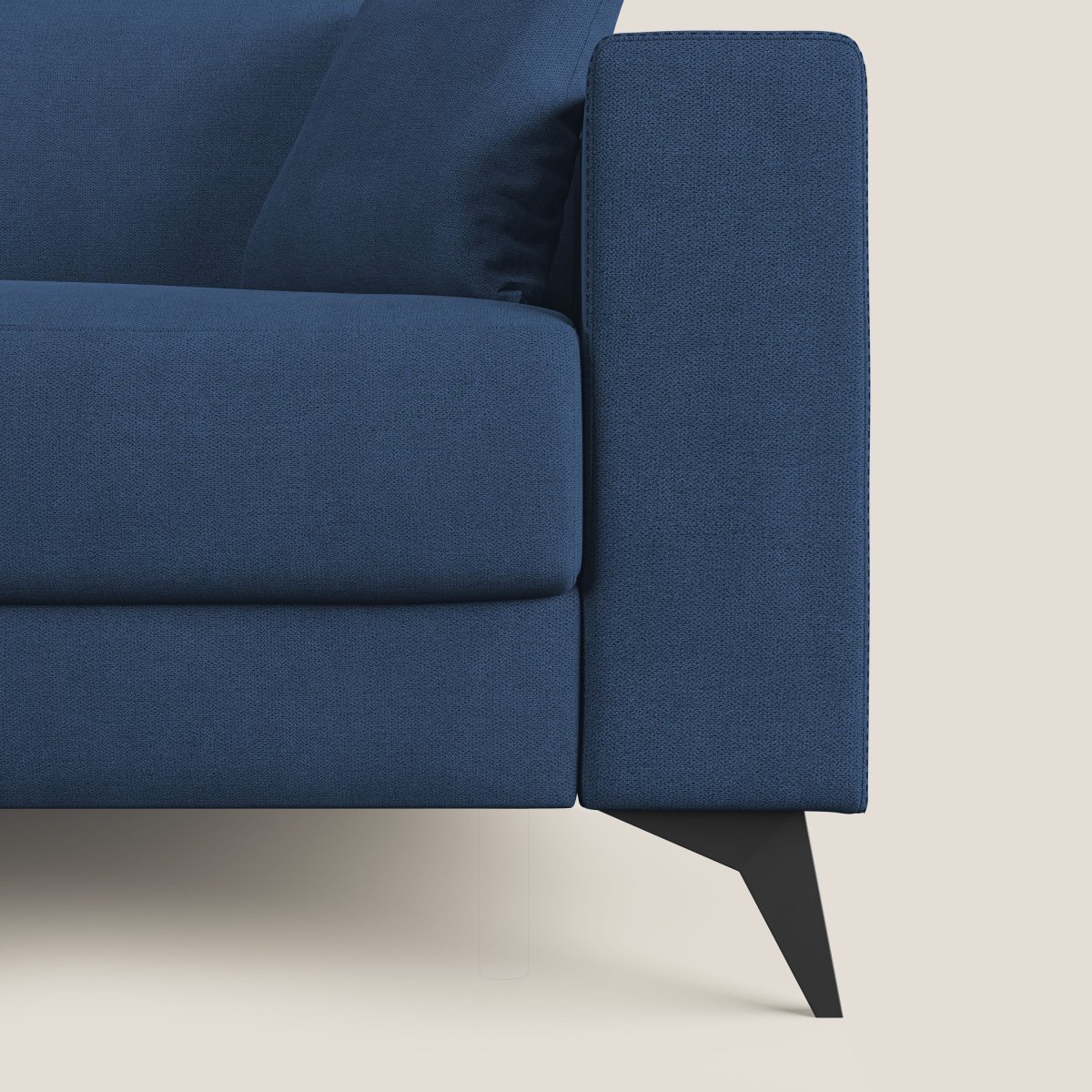 Pegaso Schlafsofa mit verstellbaren Kopfstützen und Bezug T02 blau – Bild 9