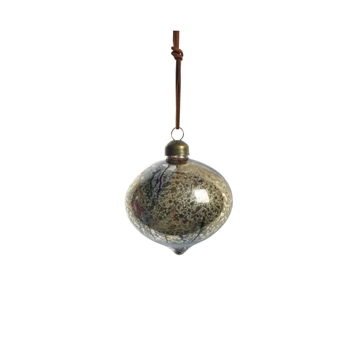 Nosille Weihnachtskugel H10 cm. Silber – Bild 2