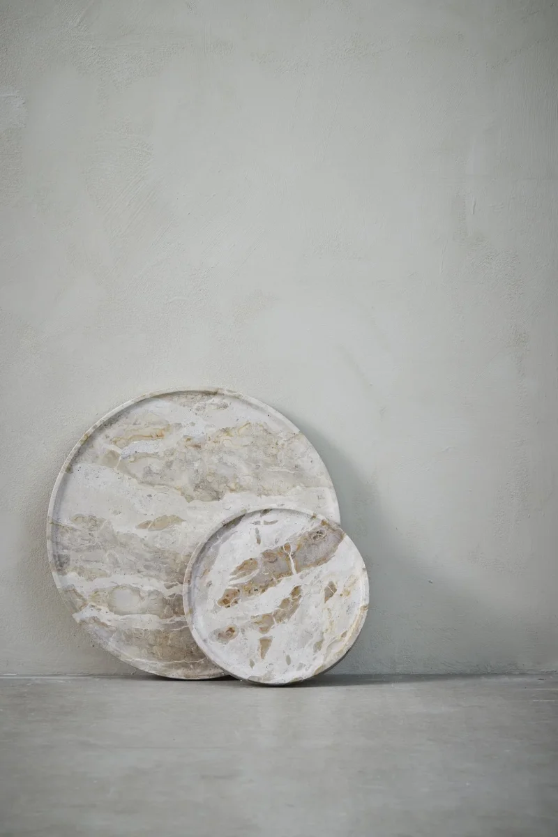 Ellia Tablett Ø40 cm. leinen – Bild 5