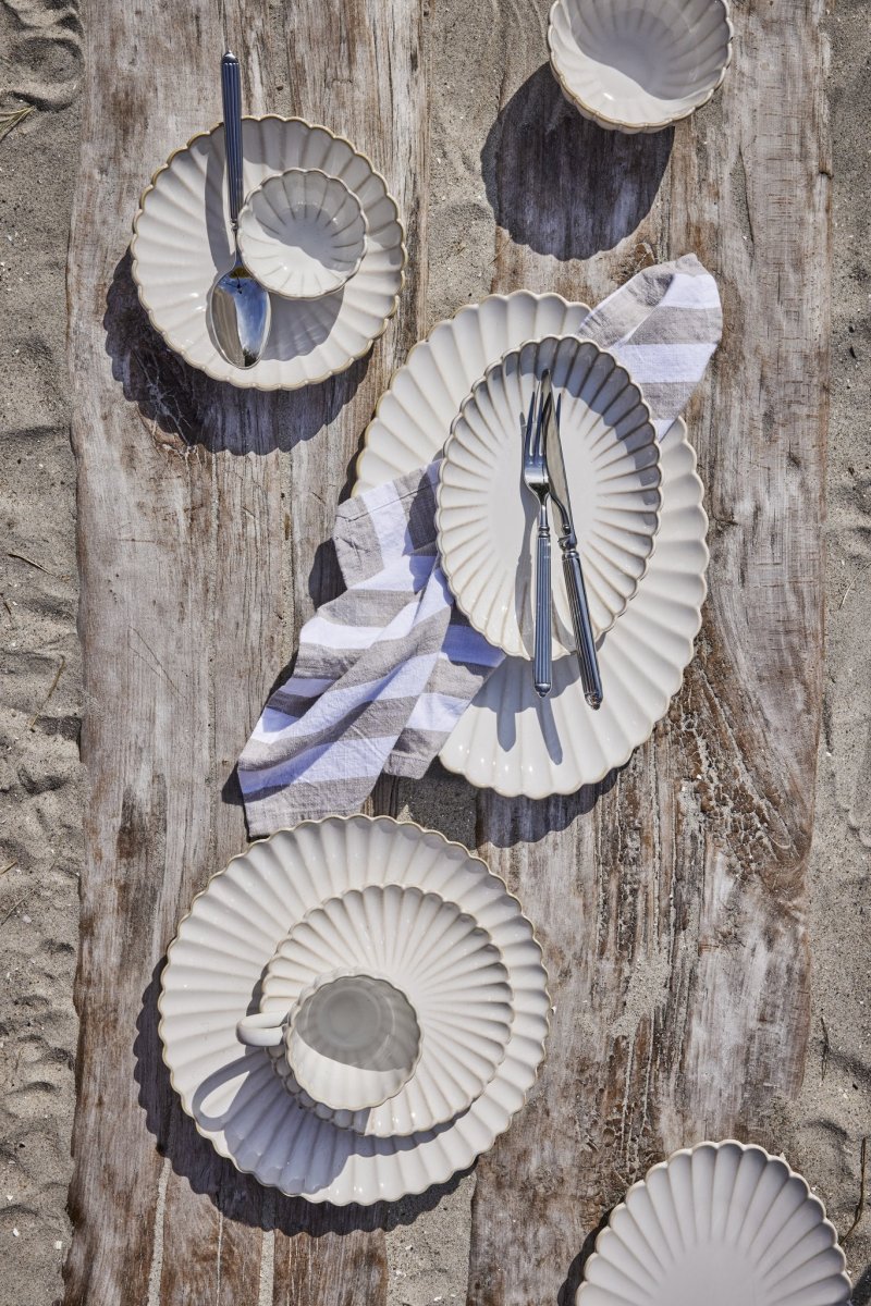 Camille Schale Ø25 cm. gebrochenes weiss – Bild 6