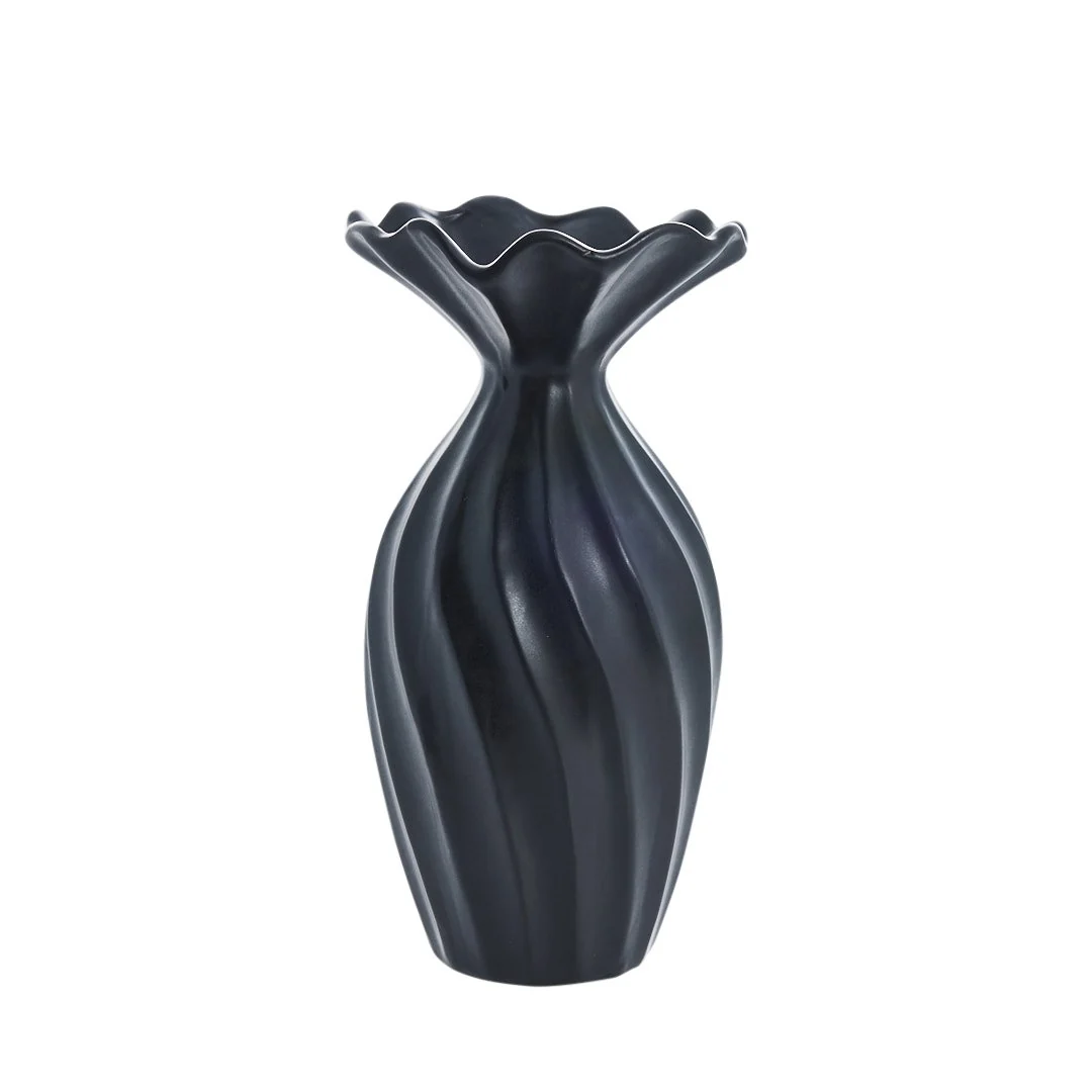 Susille Vase 25 cm. schwarz – Bild 3