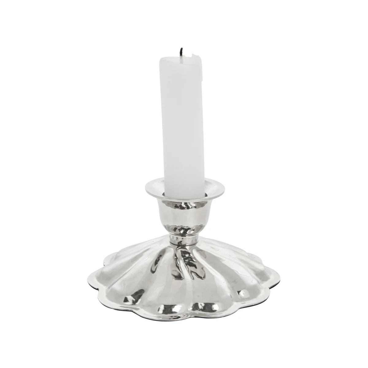 Scallia-Kerzenständer, 10,5 x 10,5 cm, Silber – Bild 3