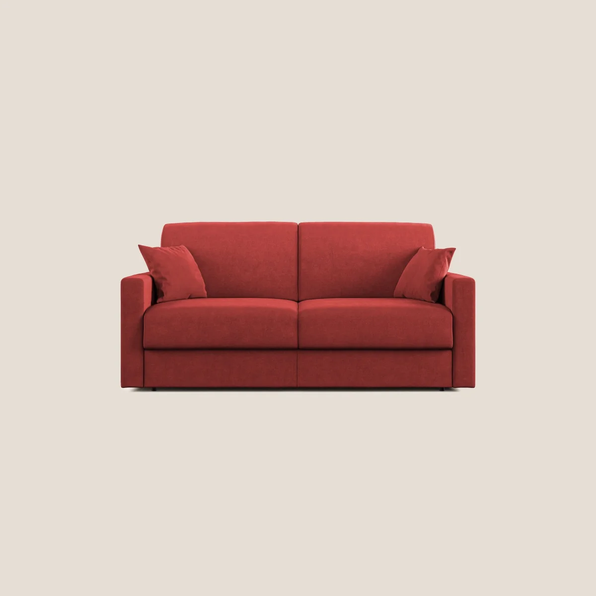 Chris Schlafsofa aus abwaschbarer Mikrofaser T11 rot – Bild 2