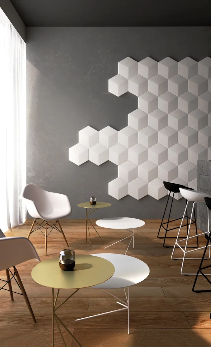 Twin tavolino ALTO rotondo minimale in diverse colorazioni pioggia – Bild 6