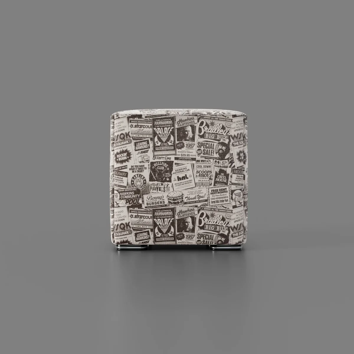 Cube Hocker Hawkins Post Stranger Things – Limited Edition Netflix – Bild 4